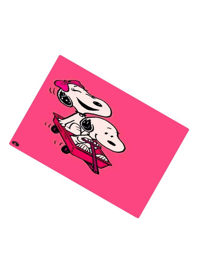 بي بي لوحة ماوس ألعاب بتصميم مضادة للانزلاق وبنمط مطبوع وردي / أبيض / أسود - Image 2