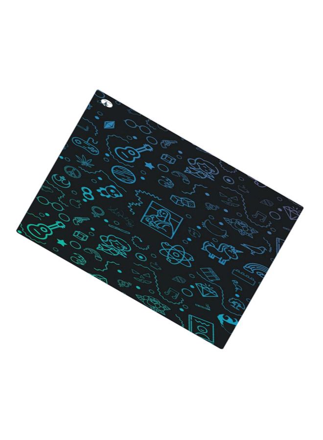 BP Printed Anti-Slip Gaming Mouse Pad Blue/Black/Green - Image 2