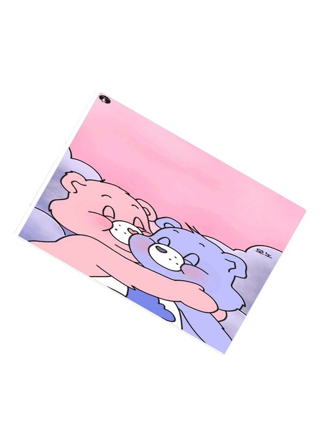 بي بي لوحة ماوس ألعاب بتصميم مضادة للانزلاق وبنمط مطبوع أزرق/ وردي/ أبيض - Image 2