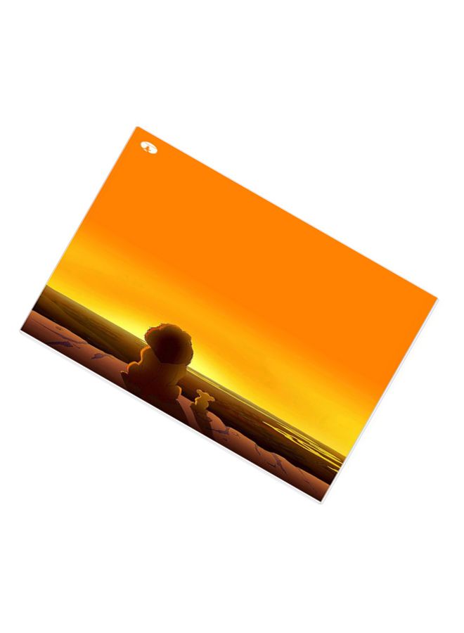 BP Printed Anti-Slip Gaming Mouse Pad Yellow/Brown/Orange - Image 2