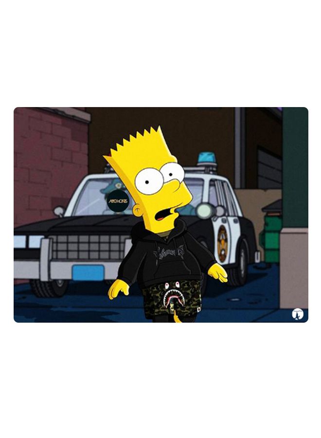 بي بي لوحة ماوس ألعاب بتصميم مضادة للانزلاق وبنمط مطبوع متعدد الألوان - Image 1