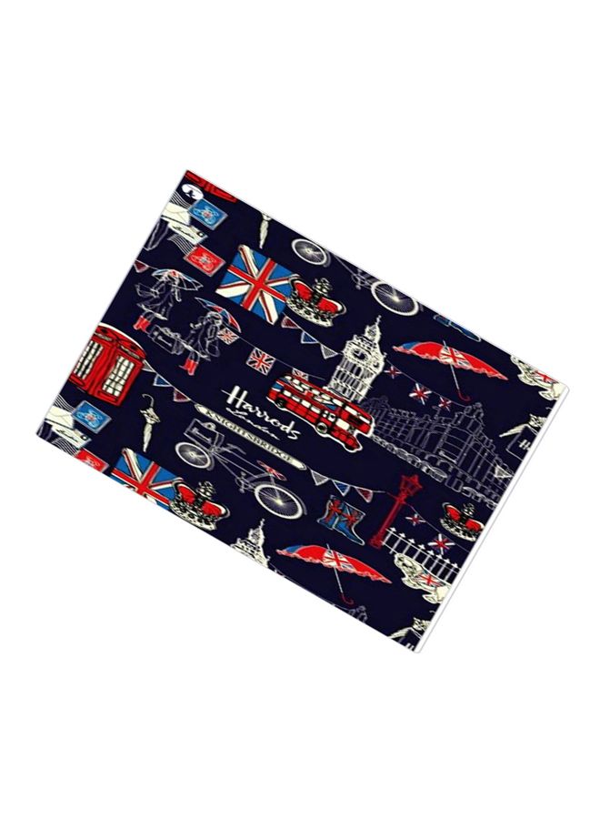 BP Printed Anti-Slip Gaming Mouse Pad Blue/Red/White - Image 2