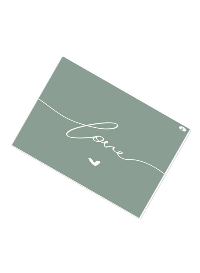 BP Printed Anti-Slip Gaming Mouse Pad Green/White - Image 2