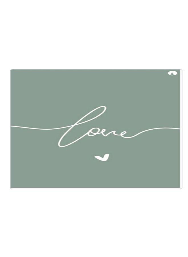 BP Printed Anti-Slip Gaming Mouse Pad Green/White - Image 1