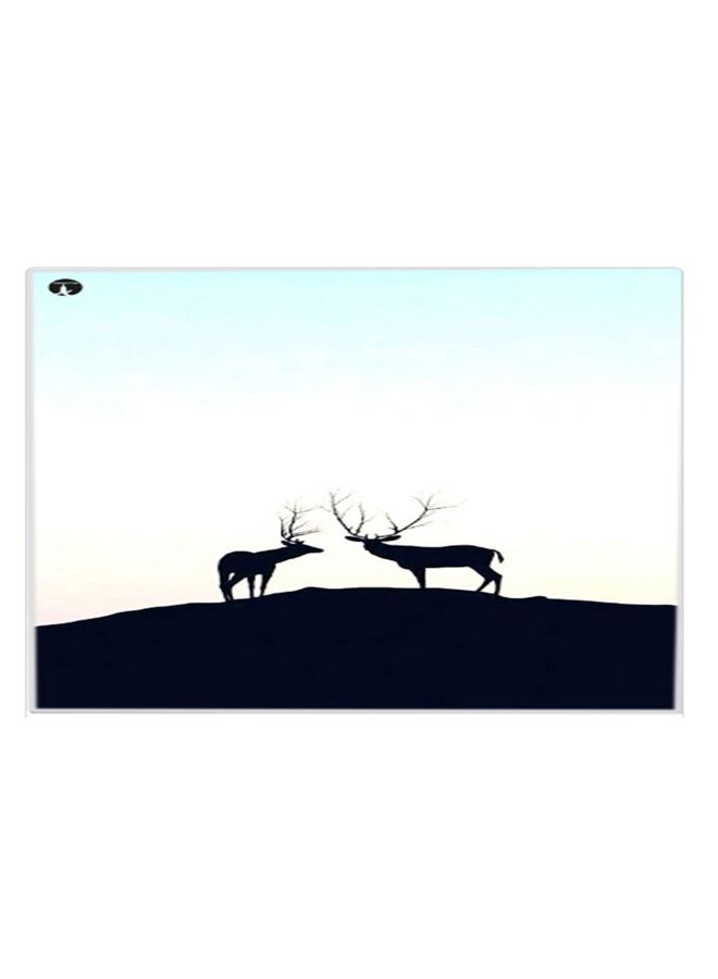 BP Printed Anti-Slip Gaming Mouse Pad Black/White/Blue - Image 1