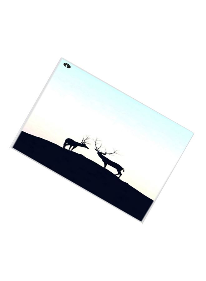 BP Printed Anti-Slip Gaming Mouse Pad Black/White/Blue - Image 2