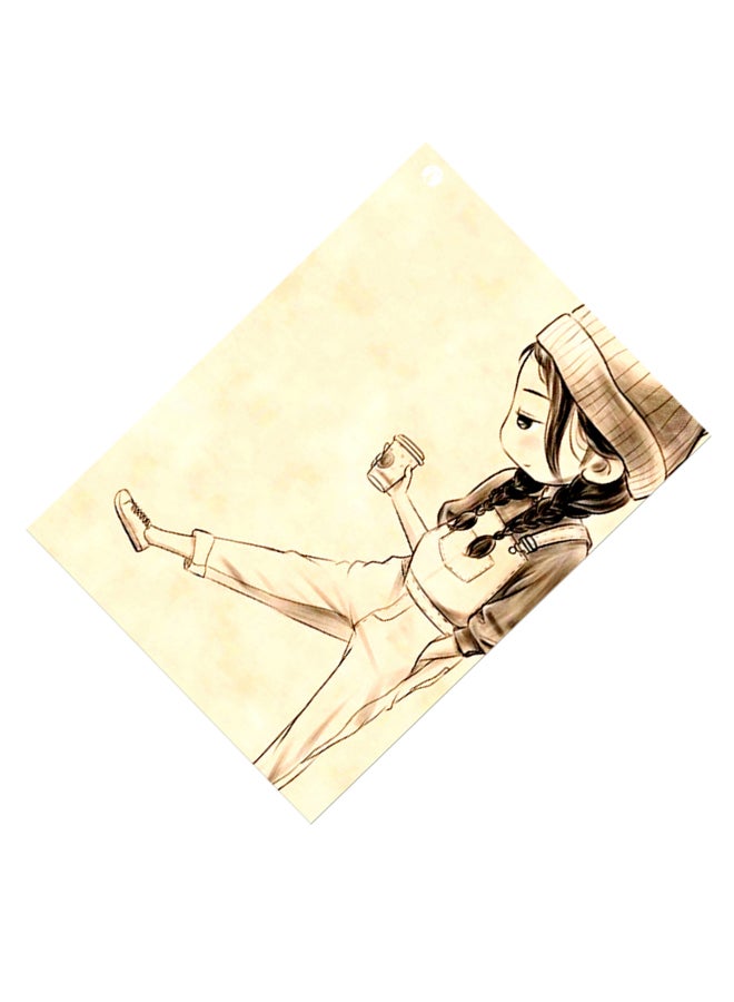 BP Printed Anti-Slip Gaming Mouse Pad Beige/Brown/Black - Image 2