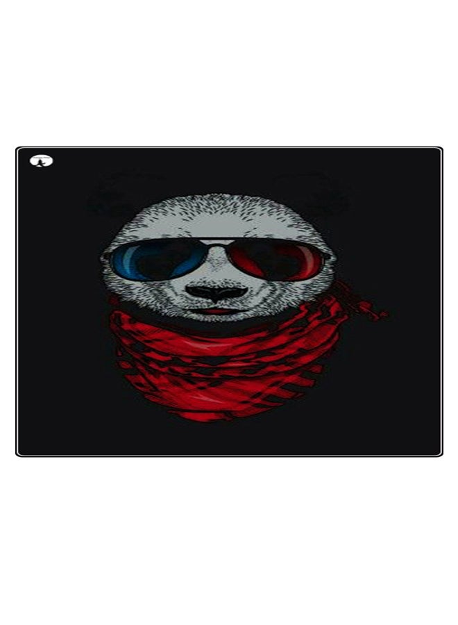 BP Printed Anti-Slip Gaming Mouse Pad Black/Grey/Red - Image 1