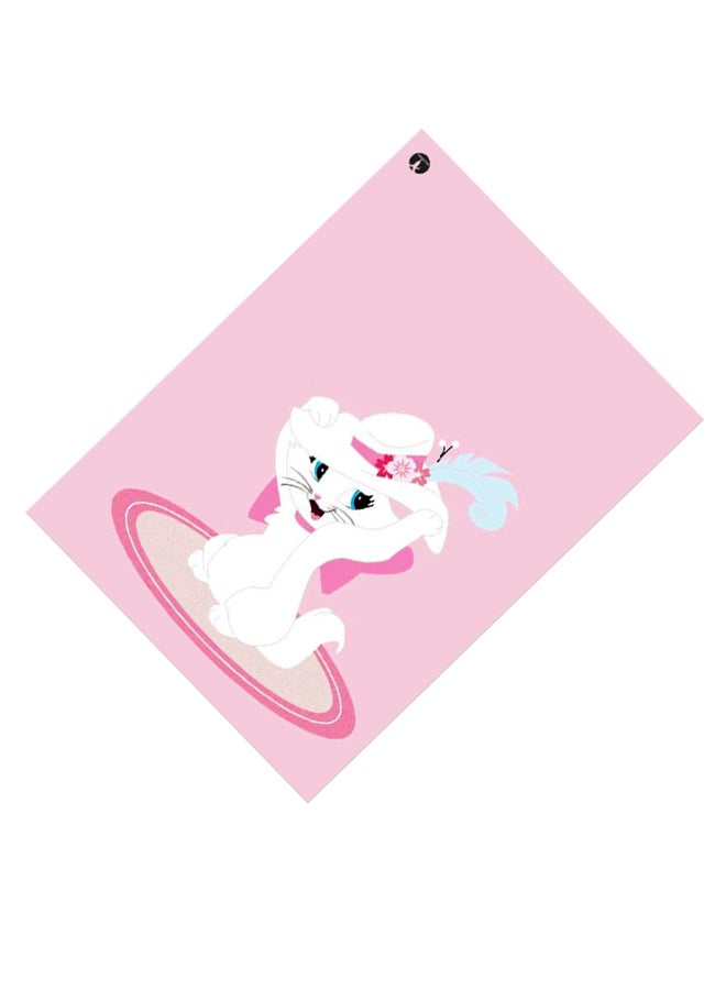 BP Printed Anti-Slip Gaming Mouse Pad Pink/White/Blue - Image 2
