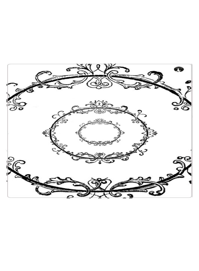 BP Printed Anti-Slip Gaming Mouse Pad Black/White - Image 1