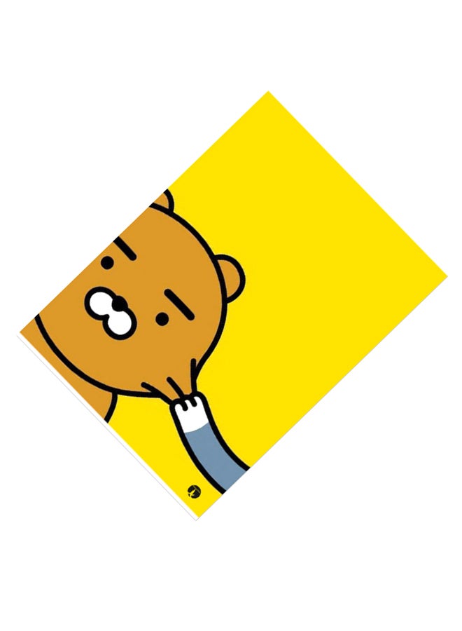 BP Printed Anti-Slip Gaming Mouse Pad Yellow/Brown/Blue - Image 2