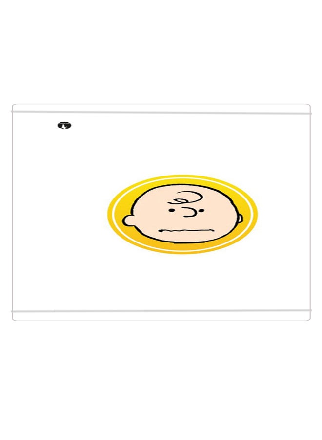 BP Printed Anti-Slip Gaming Mouse Pad White/Yellow/Beige - Image 1