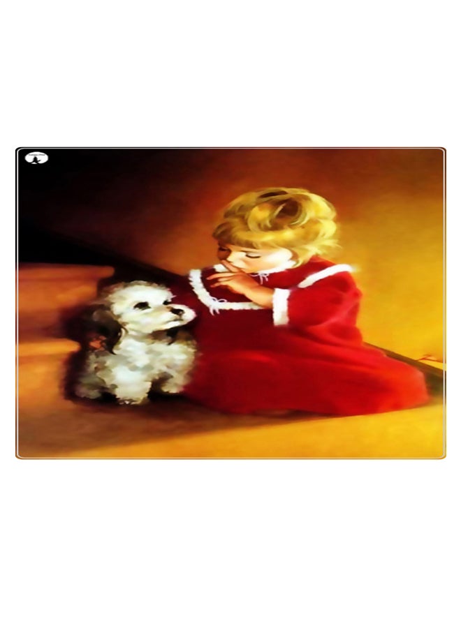 بي بي لوحة ماوس ألعاب بتصميم مضادة للانزلاق وبنمط مطبوع متعدد الألوان - Image 1