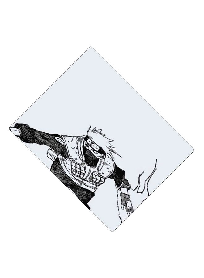 BP Printed Anti-Slip Gaming Mouse Pad White/Black - Image 2