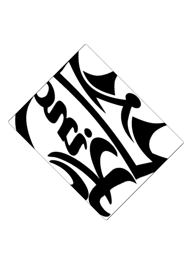 BP Printed Anti-Slip Gaming Mouse Pad Black/White - Image 2