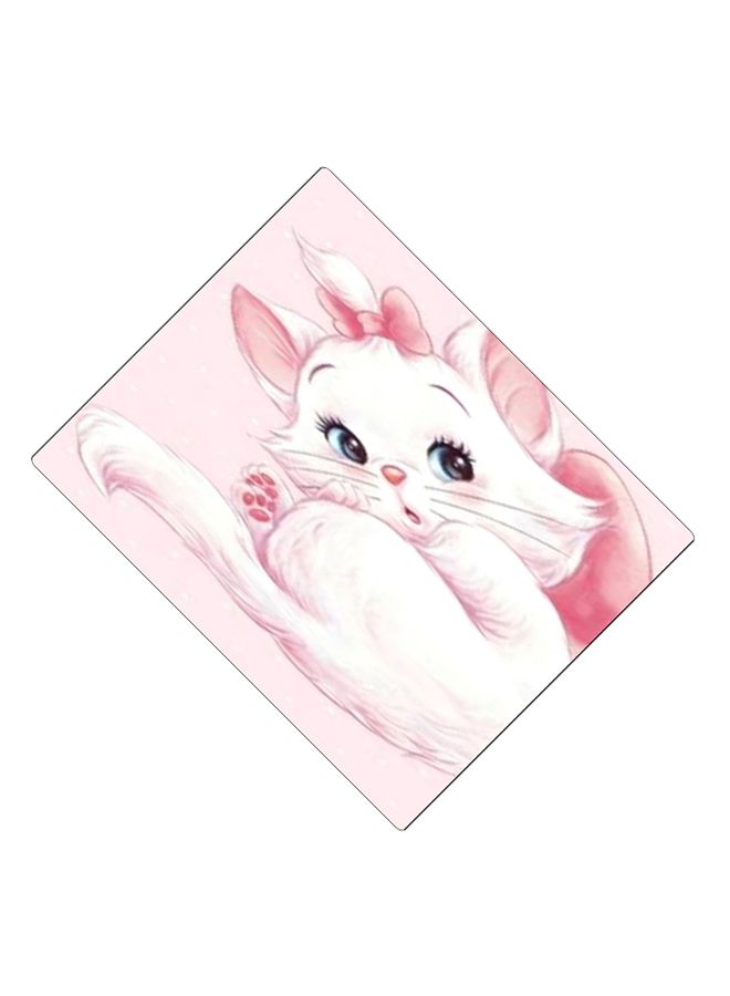 BP Printed Anti-Slip Gaming Mouse Pad Pink/White - Image 2