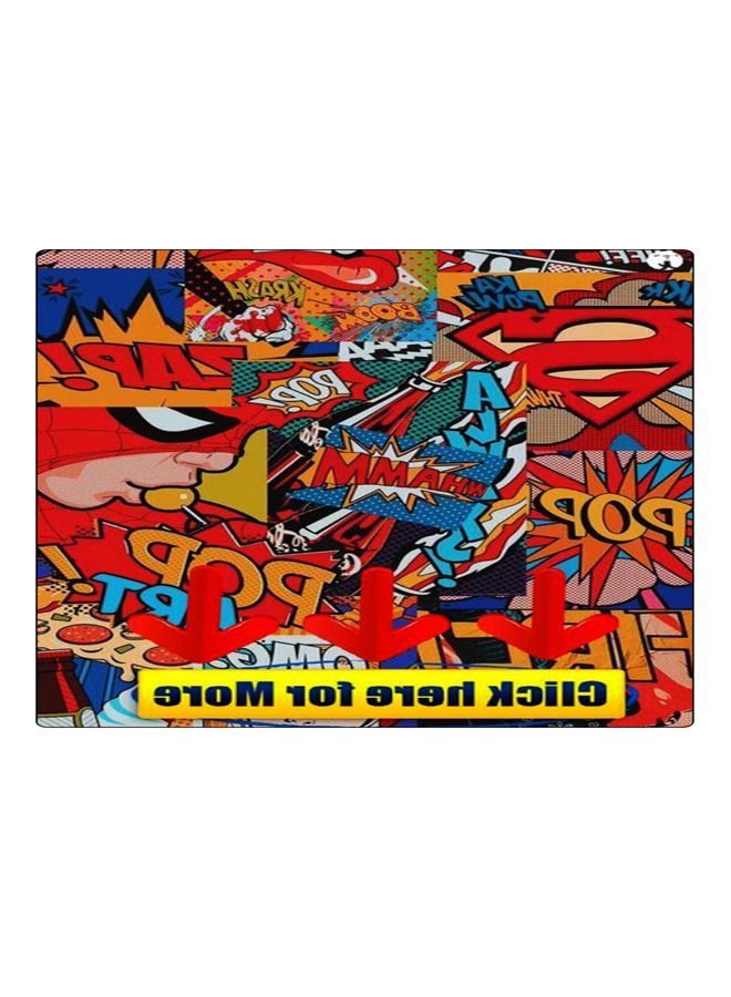 بي بي لوحة ماوس ألعاب بتصميم مضادة للانزلاق وبنمط مطبوع متعدد الألوان - Image 1