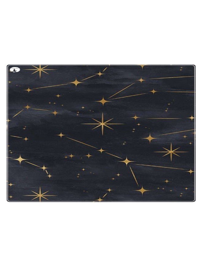 BP Printed Anti-Slip Gaming Mouse Pad Black/Gold