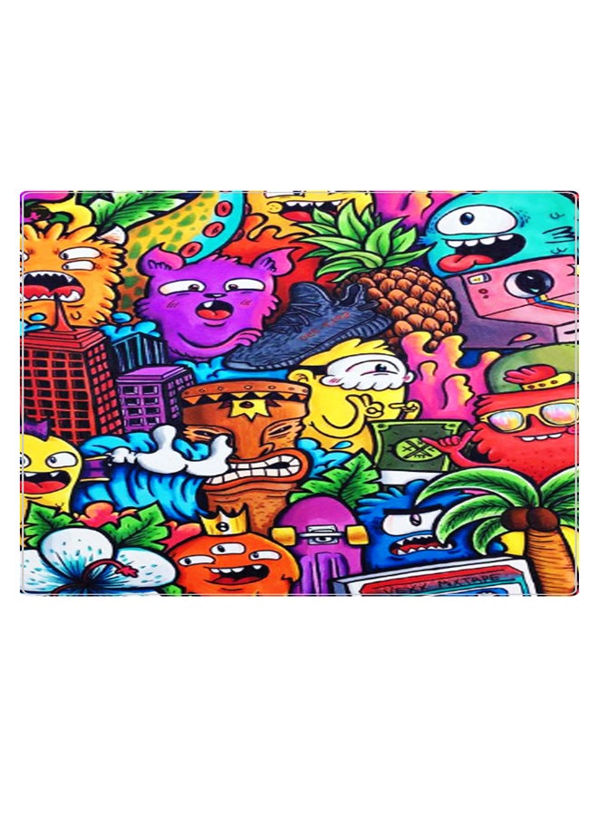 Printed Anti-Slip Gaming Mouse Pad Multicolour