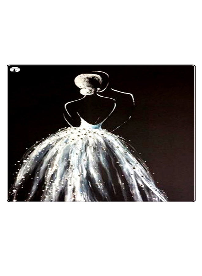 BP Printed Anti-Slip Gaming Mouse Pad Black/White