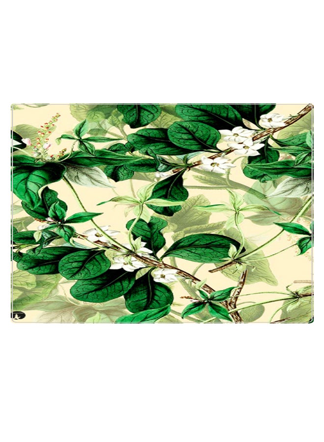 Printed Anti-Slip Gaming Mouse Pad Green/White/Brown