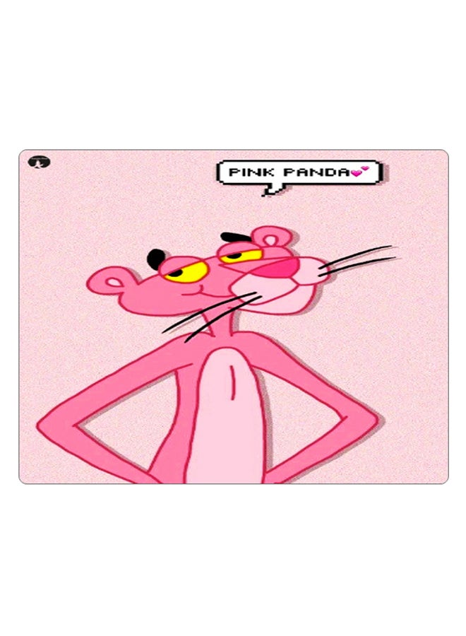 بي بي لوحة ماوس ألعاب بتصميم مضادة للانزلاق وبنمط مطبوع وردي/ أصفر/ أسود - Image 1