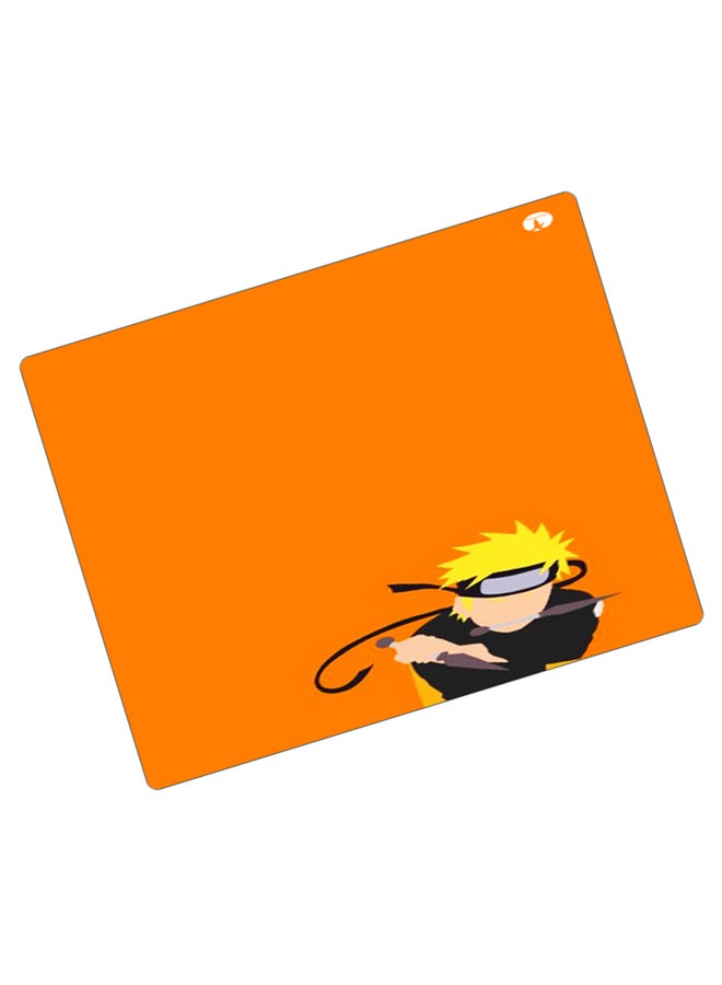 BP Printed Anti-Slip Gaming Mouse Pad Orange/Black/Yellow - Image 2