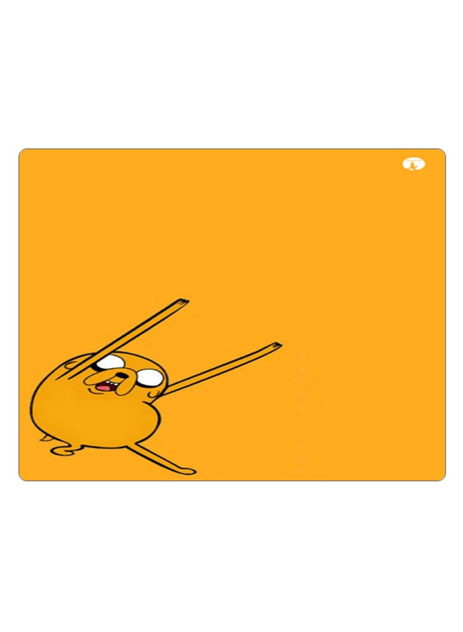 BP Printed Anti-Slip Gaming Mouse Pad Yellow/Black - Image 1