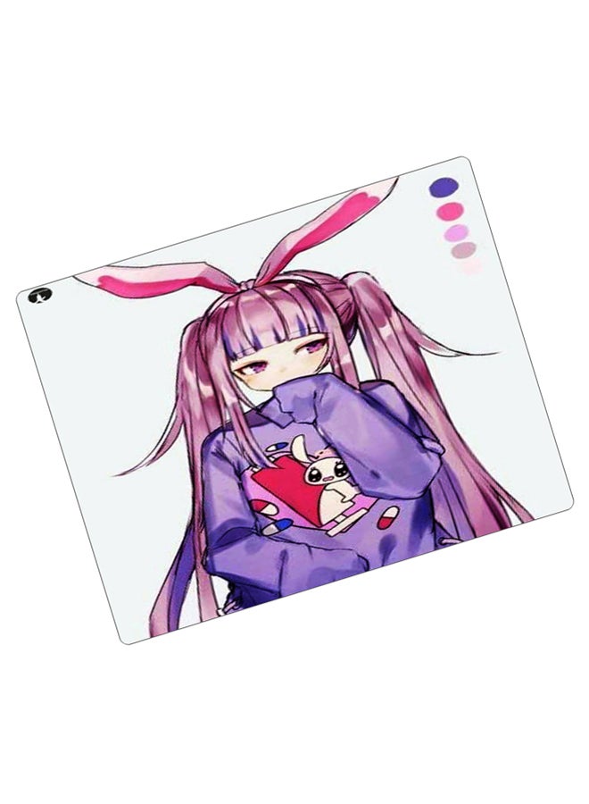 BP Printed Anti-Slip Gaming Mouse Pad Pink/Purple/White - Image 2