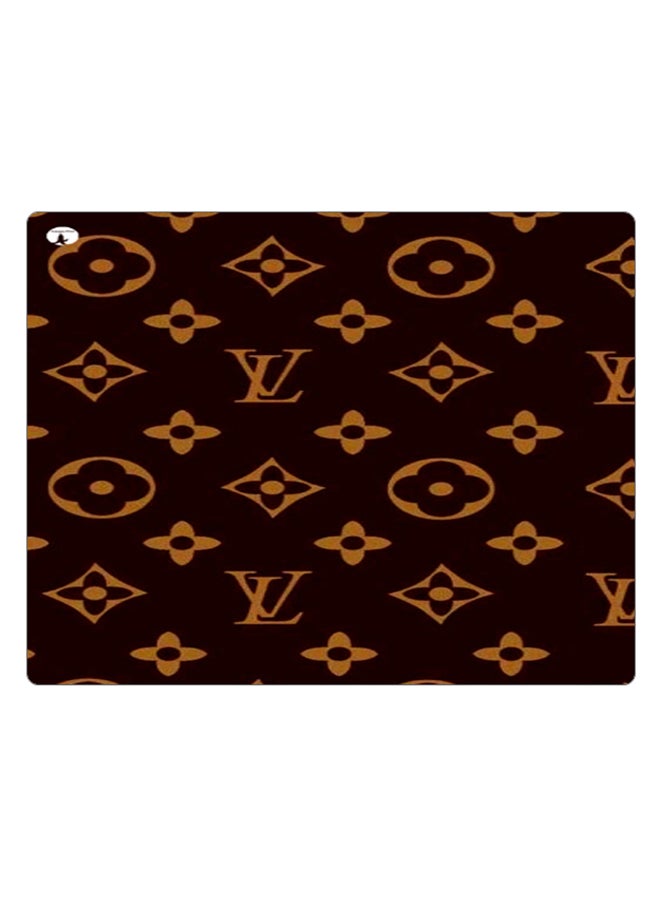 BP Printed Anti-Slip Gaming Mouse Pad Brown/Beige - Image 1