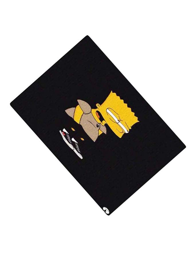 BP Printed Anti-Slip Gaming Mouse Pad Black/Grey/Yellow - Image 2