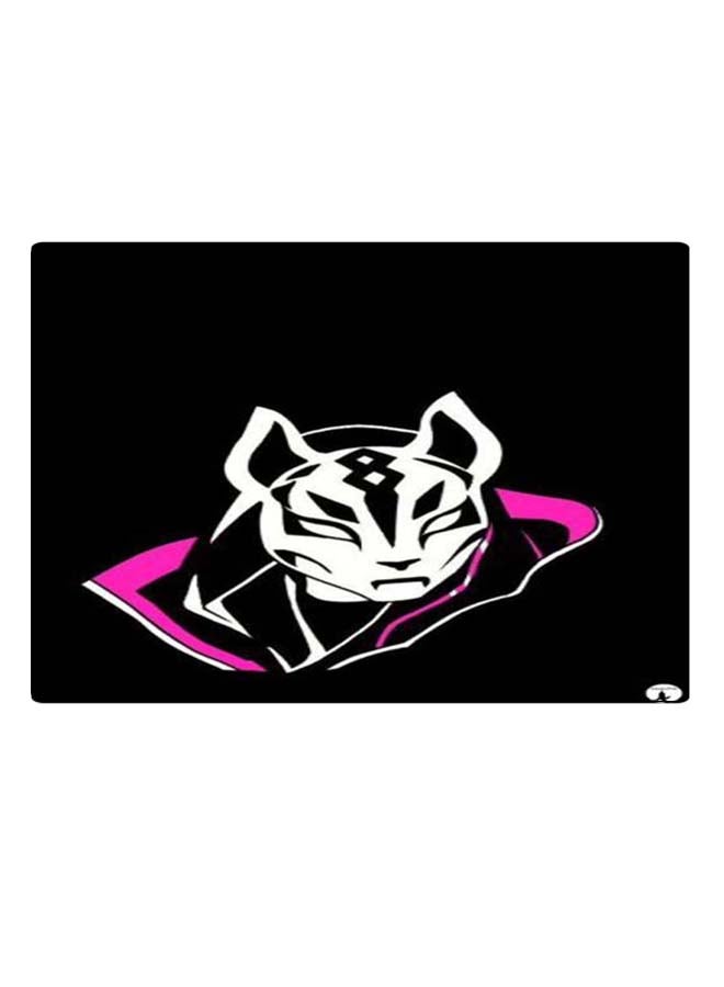 بي بي لوحة ماوس ألعاب بتصميم مضادة للانزلاق وبنمط مطبوع اسود/أبيض/زهري - Image 1