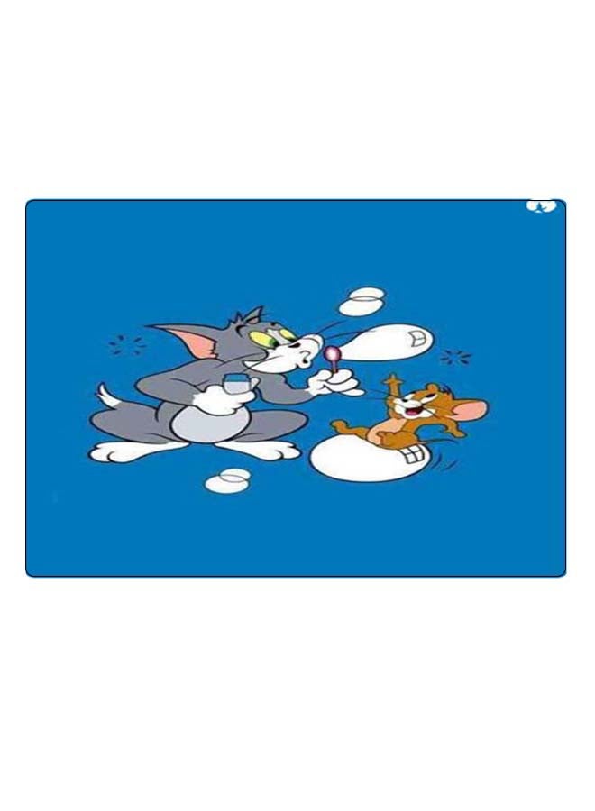 BP Printed Anti-Slip Gaming Mouse Pad Blue/Grey/White - Image 1