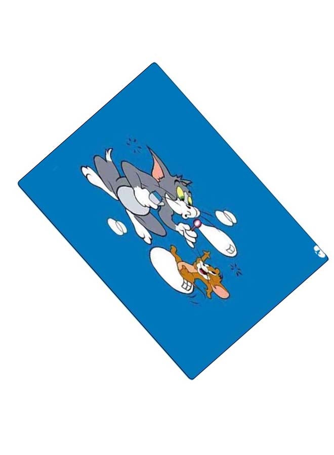 BP Printed Anti-Slip Gaming Mouse Pad Blue/Grey/White - Image 2