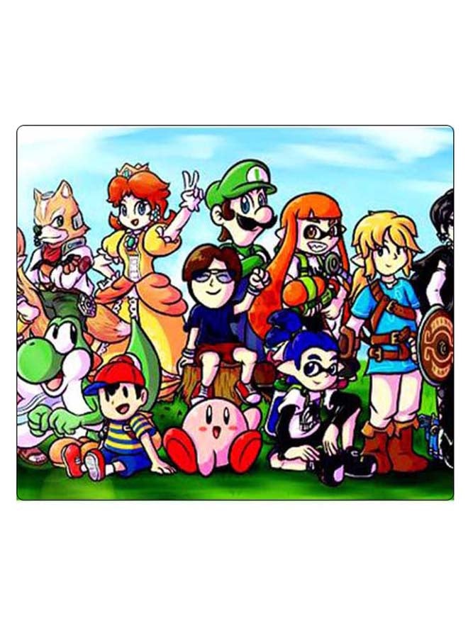 BP Printed Anti-Slip Gaming Mouse Pad Multicolour - Image 1
