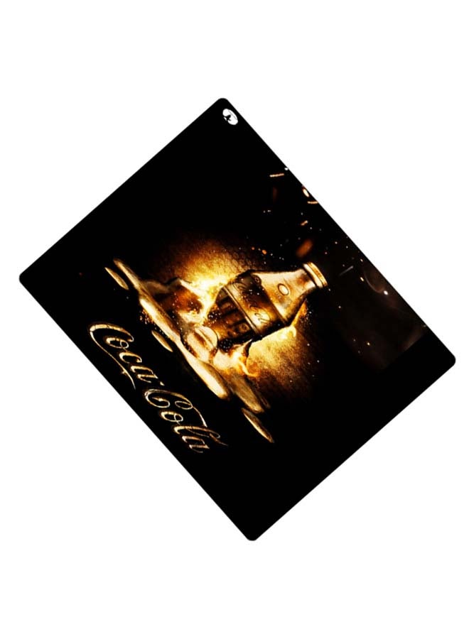 BP Printed Anti-Slip Gaming Mouse Pad Black/Gold - Image 2