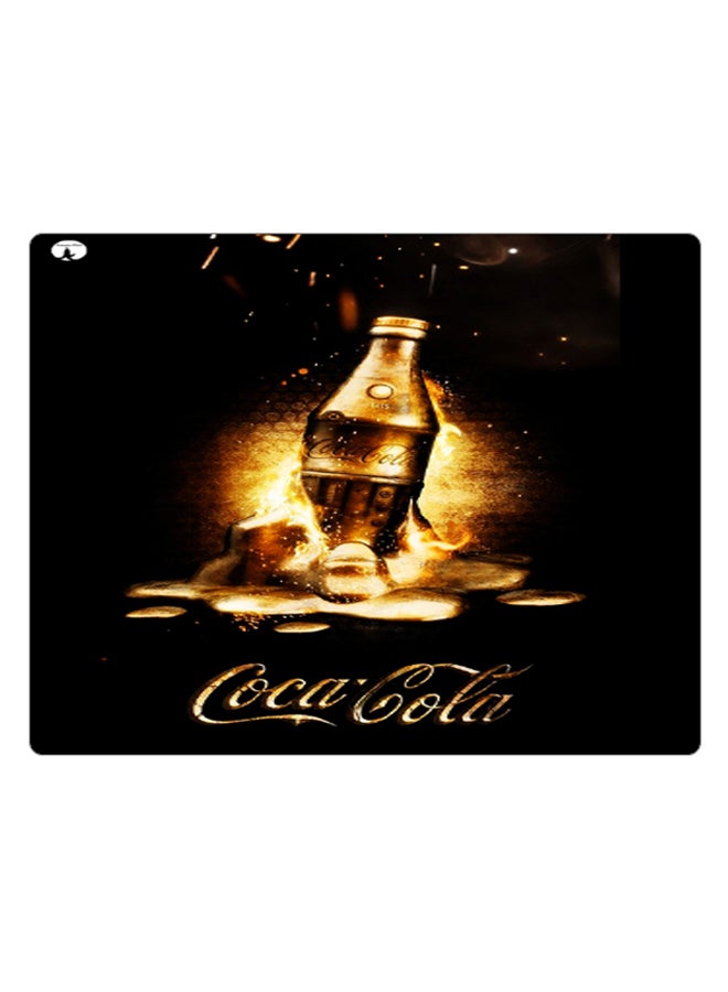 BP Printed Anti-Slip Gaming Mouse Pad Black/Gold - Image 1