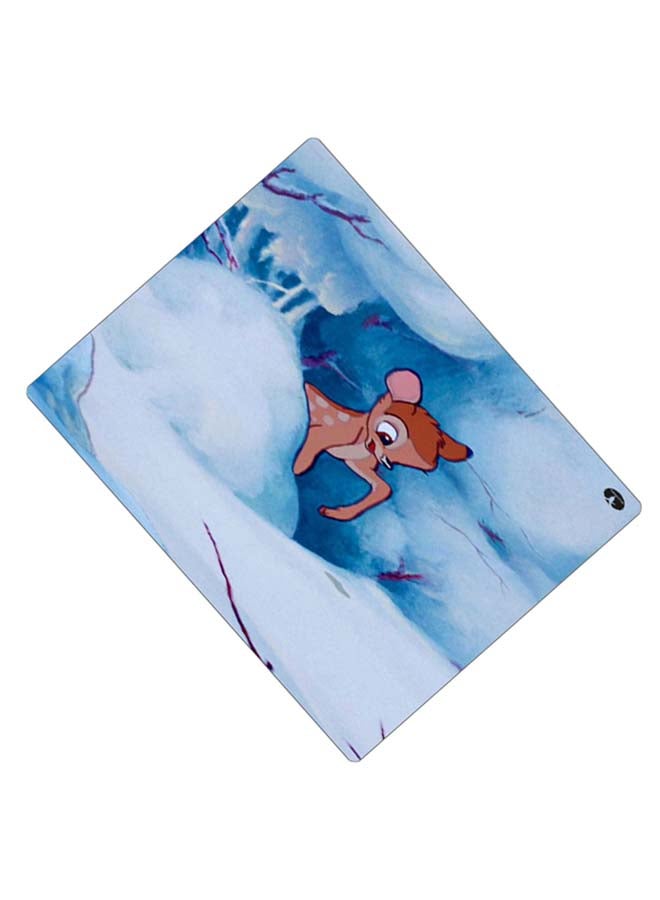 BP Printed Anti-Slip Gaming Mouse Pad Blue/White/Brown - Image 2