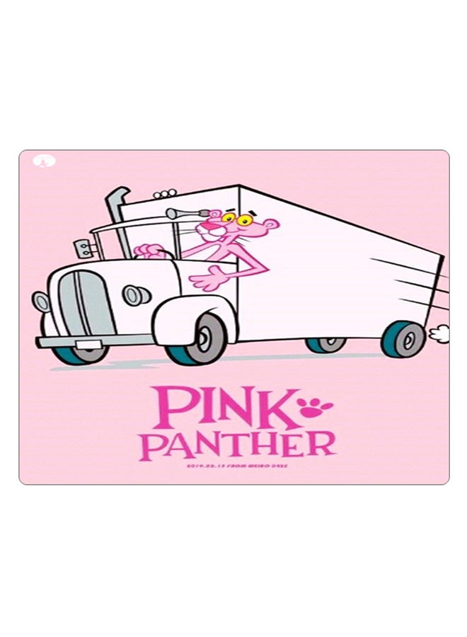 BP Printed Anti-Slip Gaming Mouse Pad Pink/White/Grey - Image 1