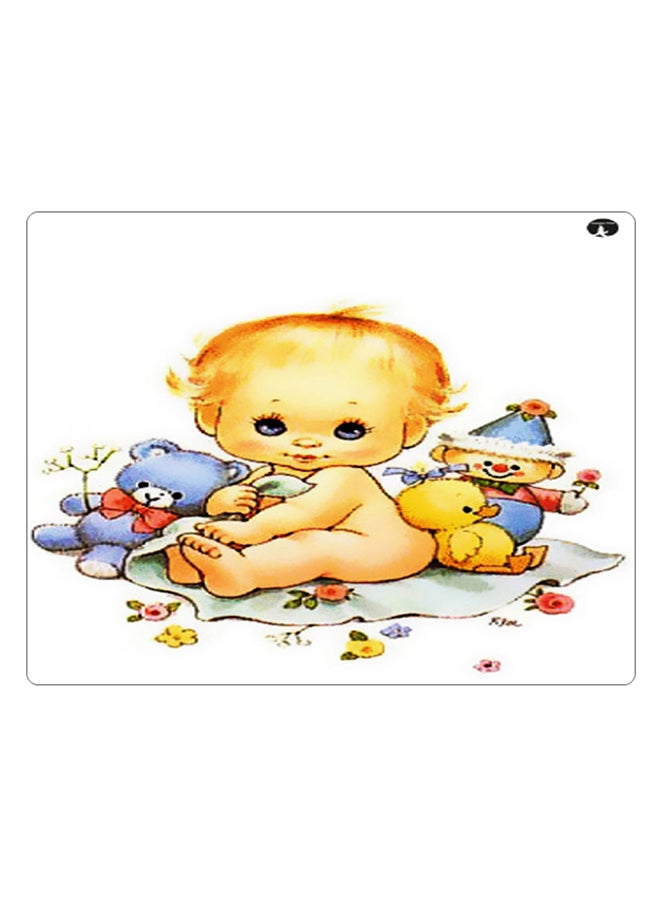 BP Printed Anti-Slip Gaming Mouse Pad Multicolour - Image 1