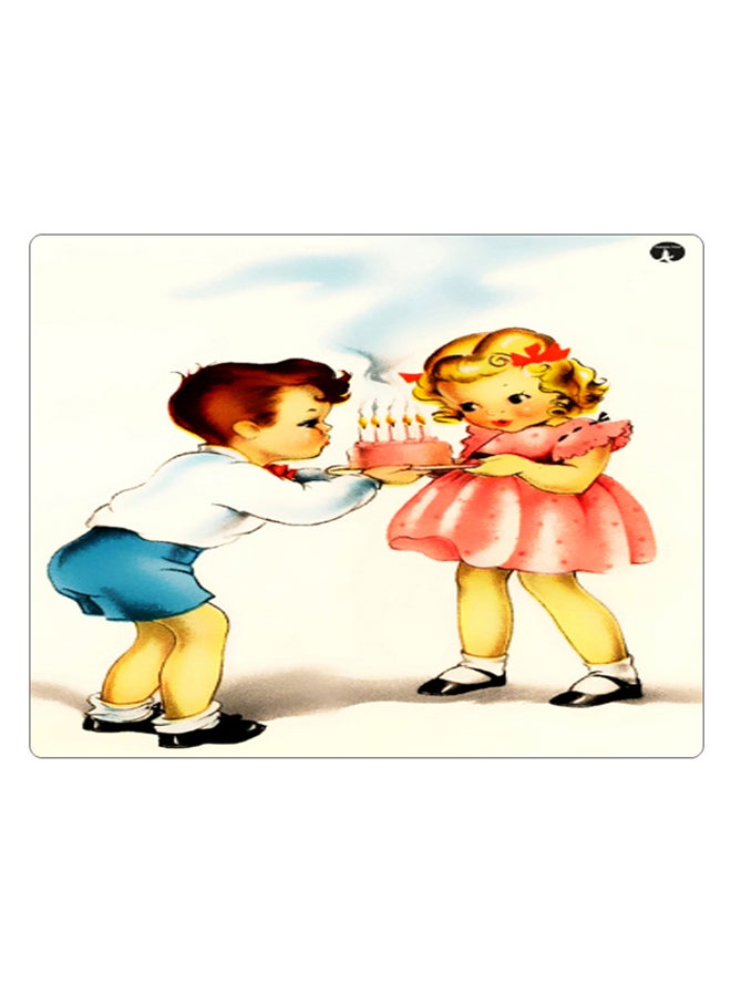 بي بي لوحة ماوس ألعاب بتصميم مضادة للانزلاق وبنمط مطبوع متعدد الألوان - Image 1