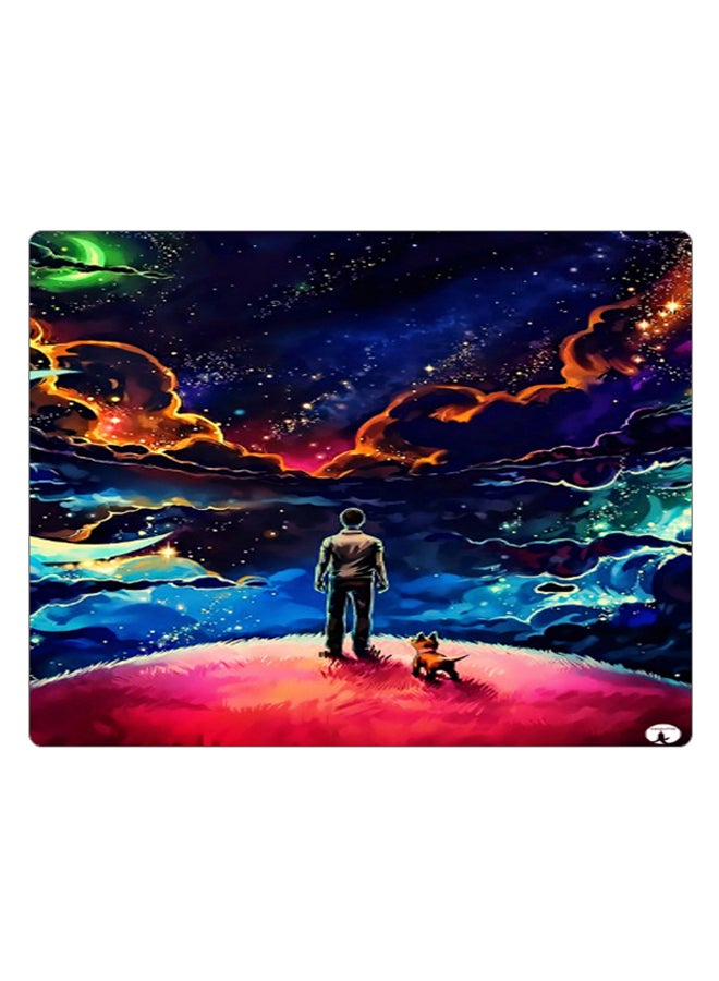 BP Printed Anti-Slip Gaming Mouse Pad Multicolour - Image 1