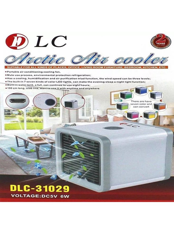 دي إل سي  مبرد هواء آركتيك 20 W DLC-31029 أبيض/ رمادي - Image 3