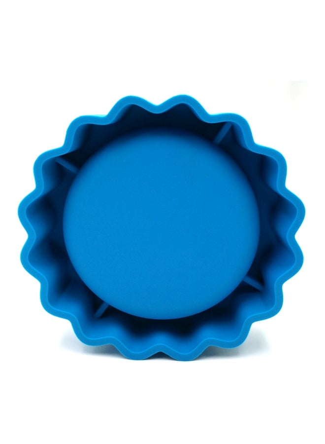 Silicone Round Ashtray Blue  - Image 2