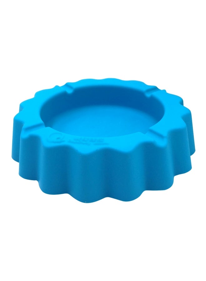 Silicone Round Ashtray Blue  - Image 1