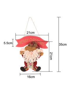 Christmas Santa Claus Hanging Ragdoll Door Decor Red/White/Black 35x21x16centimeter - v1592998425/N38794954A_4