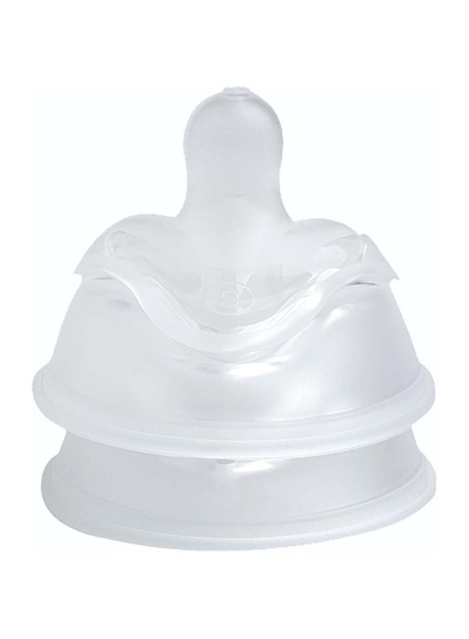 هيروبيليتي طقم حلمات رضاعة مضادة للمغص من قطعتين