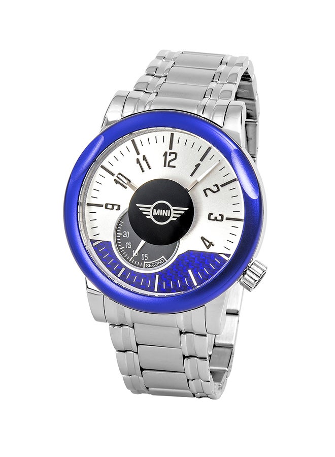 Mini Cooper unisex Stainless Steel Analog Wrist Watch AC-SM014 - 43 mm - Blue