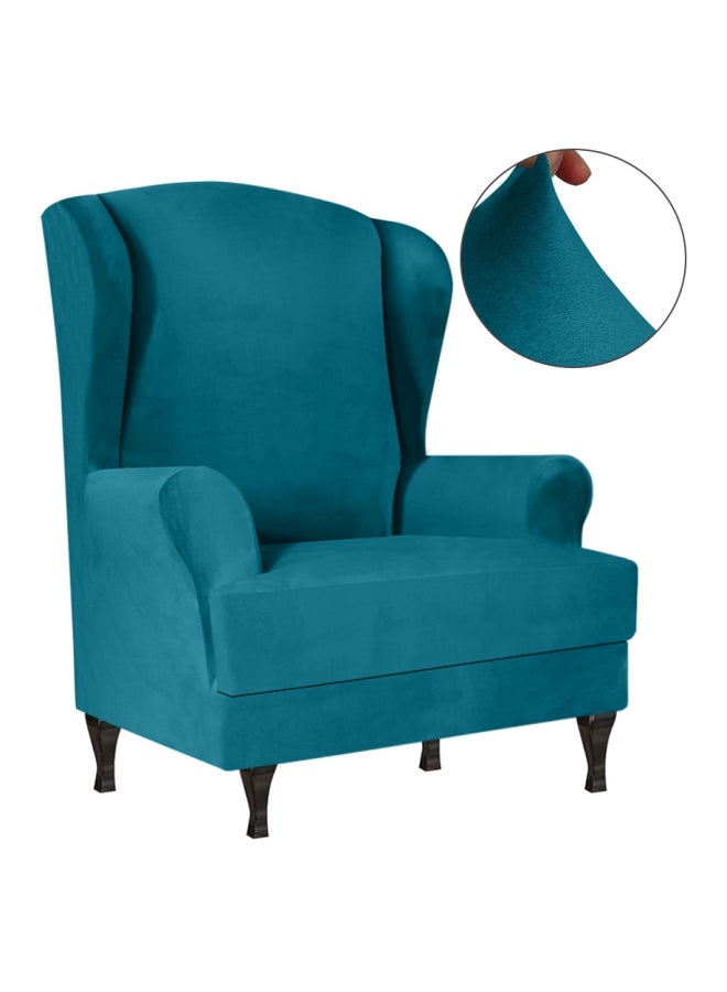 غطاء أريكة أخضر غامق 28x28x8سم - Image 2