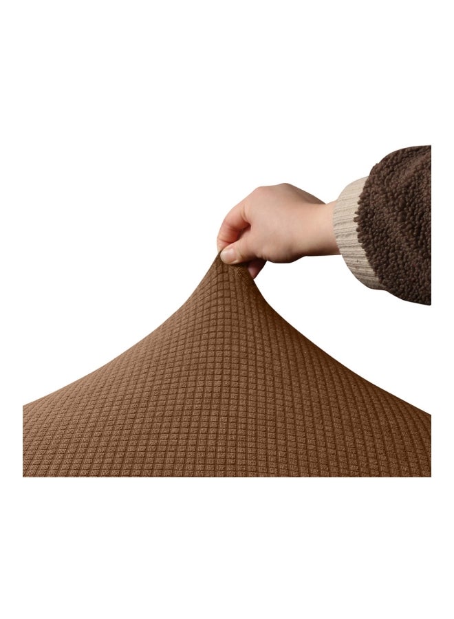 Single Seater Sofa Slip Cover Camel 28x28x8cm - Image 3